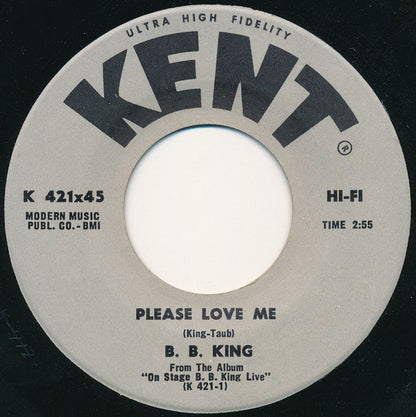 B.B. King : Please Love Me (7", Single)