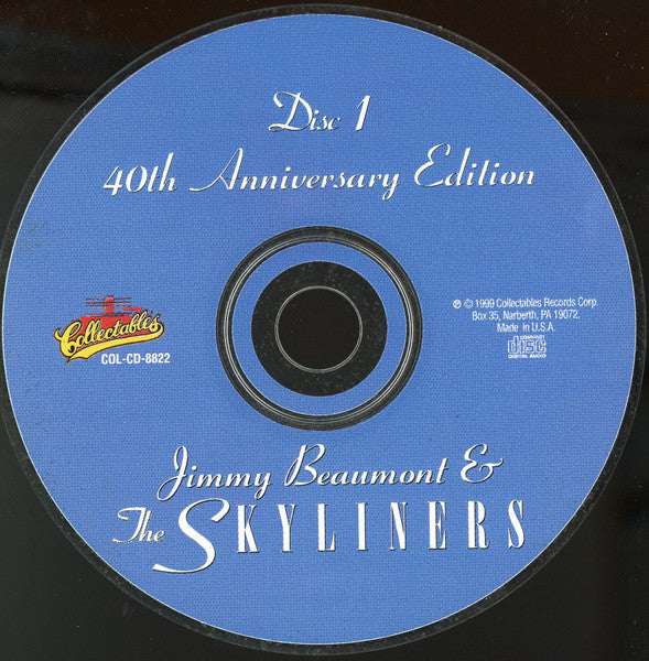 Jimmy Beaumont & The Skyliners : 40th Anniversary Edition:  40 Original Classics (2xCD, Comp)