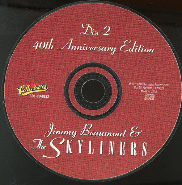 Jimmy Beaumont & The Skyliners : 40th Anniversary Edition:  40 Original Classics (2xCD, Comp)