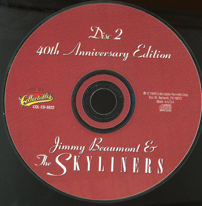 Jimmy Beaumont & The Skyliners : 40th Anniversary Edition:  40 Original Classics (2xCD, Comp)