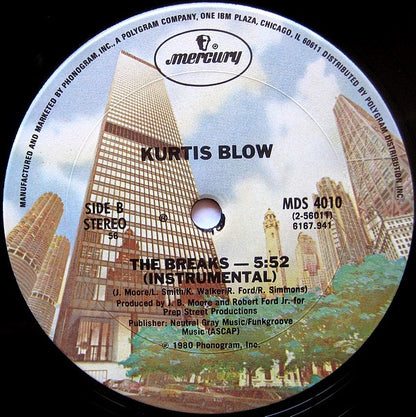Kurtis Blow : The Breaks (12", Single, 56 )