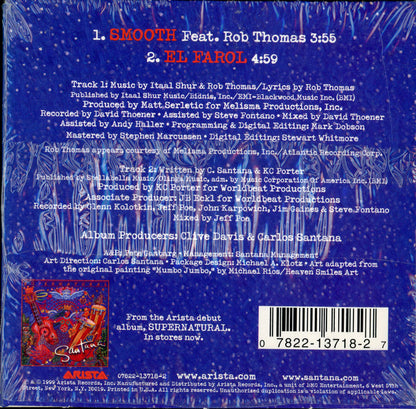 Santana Feat. Rob Thomas : Smooth (CD, Single, Car)