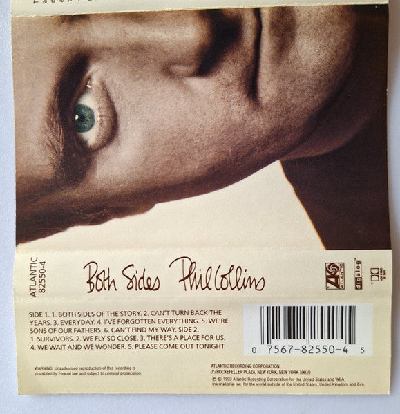 Phil Collins : Both Sides (Cass, Album, SR,)