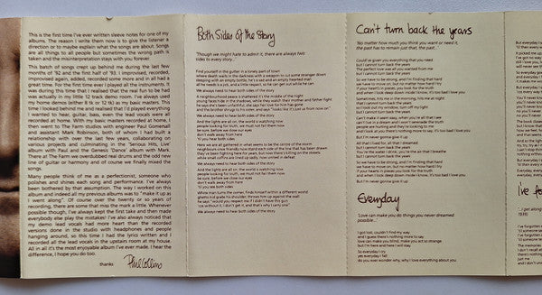 Phil Collins : Both Sides (Cass, Album, SR,)