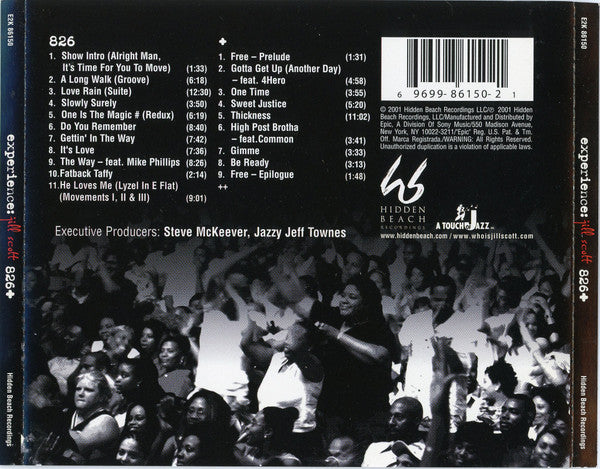 Jill Scott : Experience: Jill Scott 826+ (2xCD, Album)