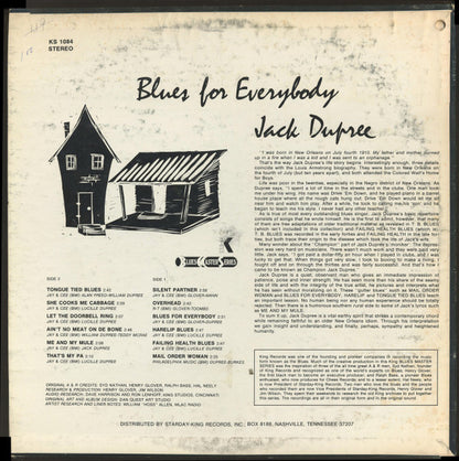 Champion Jack Dupree : Blues For Everybody (LP, Comp)