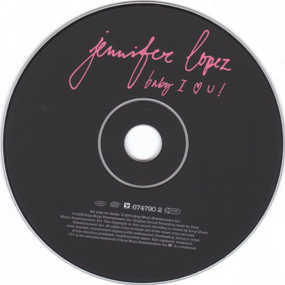 Jennifer Lopez : Baby I Love U! (CD, Single, Enh)