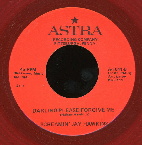 The Sheppards / Screamin' Jay Hawkins : Walkin' / Darling Please Forgive Me (7", Unofficial, Red)