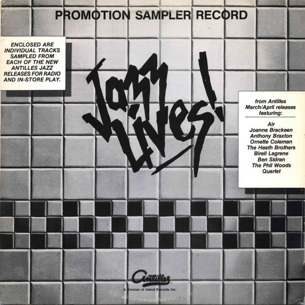 Various : Jazz Lives! Antilles Jazz Sampler (LP, Promo, Smplr)