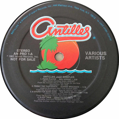 Various : Jazz Lives! Antilles Jazz Sampler (LP, Promo, Smplr)