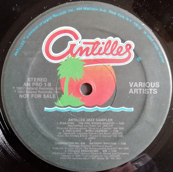 Various : Jazz Lives! Antilles Jazz Sampler (LP, Promo, Smplr)