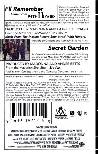 Madonna : I'll Remember (Cass, Single)