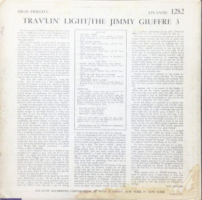 The Jimmy Giuffre Trio : Trav'lin' Light (LP, Album)
