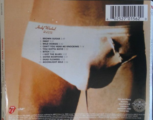 The Rolling Stones : Sticky Fingers (CD, Album, RE, RM, Son)