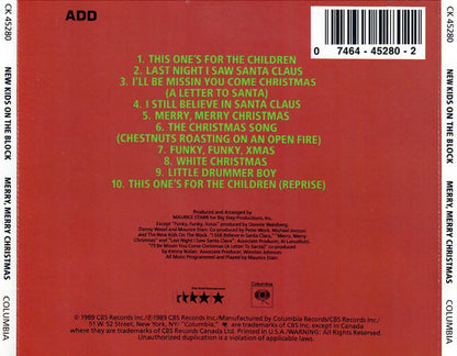 New Kids On The Block : Merry, Merry Christmas (CD, Album)