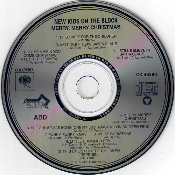 New Kids On The Block : Merry, Merry Christmas (CD, Album)
