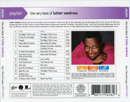 Luther Vandross : Playlist: The Very Best Of Luther Vandross (CD, Comp)