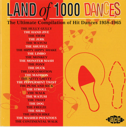 Various : Land Of 1000 Dances. The Ultimate Compilation Of Hit Dances 1958-1965 (CD, Comp, Mono)