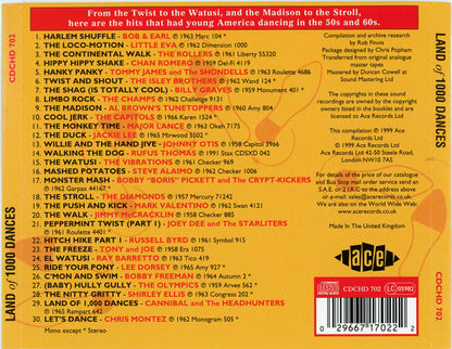 Various : Land Of 1000 Dances. The Ultimate Compilation Of Hit Dances 1958-1965 (CD, Comp, Mono)
