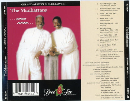 Gerald Alston & Winfred Lovett, Manhattans : ...Even Now... (CD, Album)