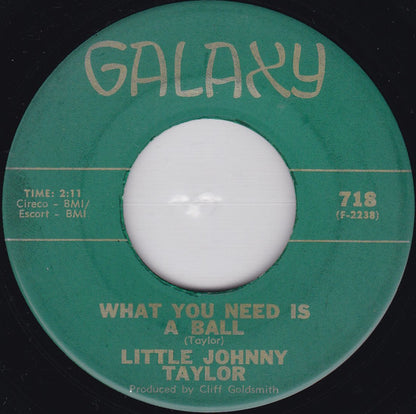 Little Johnny Taylor : You'll Need Another Favor (7")