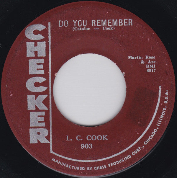 L.C. Cook : Do You Remember (7", Single)