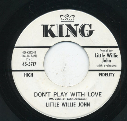 Little Willie John : Don't Play With Love / Heaven All Around Me  (7", Single, Promo)