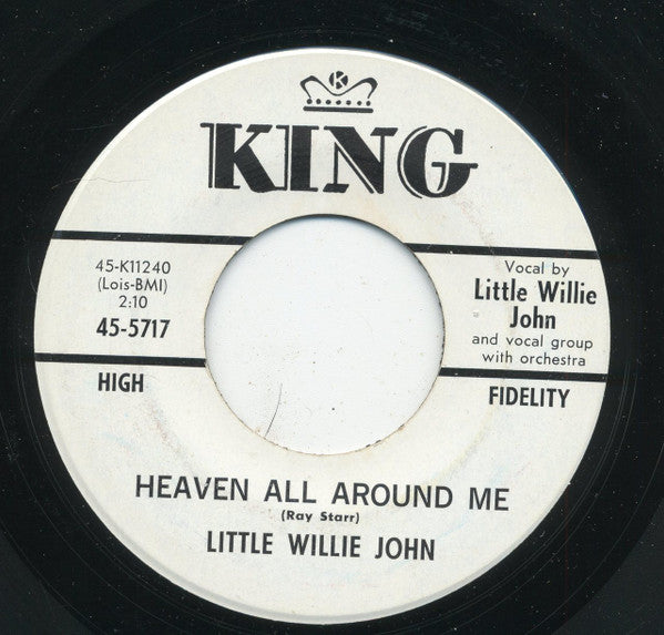 Little Willie John : Don't Play With Love / Heaven All Around Me  (7", Single, Promo)