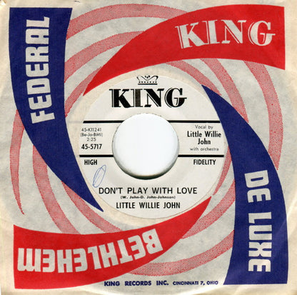 Little Willie John : Don't Play With Love / Heaven All Around Me  (7", Single, Promo)