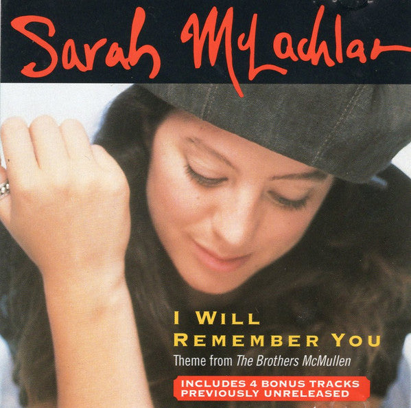 Sarah McLachlan : I Will Remember You (CD, Maxi, Son)