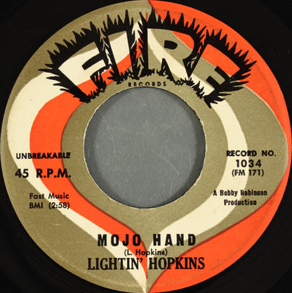 Lightnin' Hopkins : Mojo Hand (7", Single)