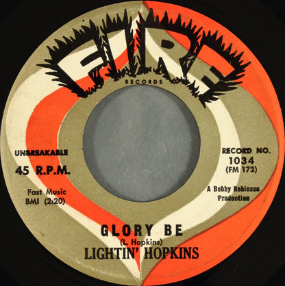 Lightnin' Hopkins : Mojo Hand (7", Single)