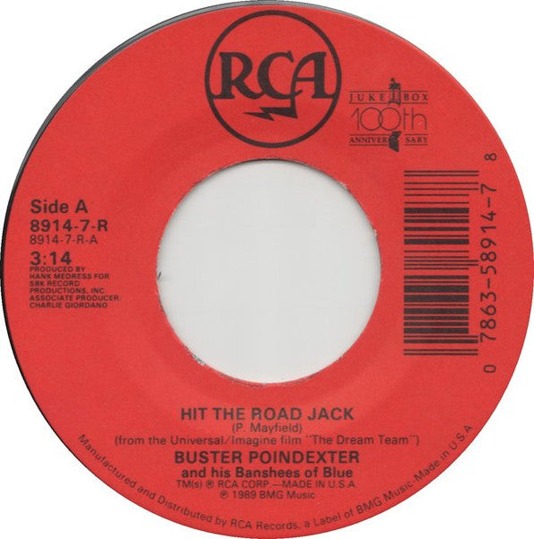 Buster Poindexter And His Banshees Of Blue : Hit The Road Jack (7", Single)