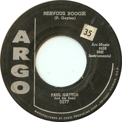 Paul Gayten & His Orchestra / Oscar Wills : Nervous Boogie / Flatfoot Sam (7", Single)
