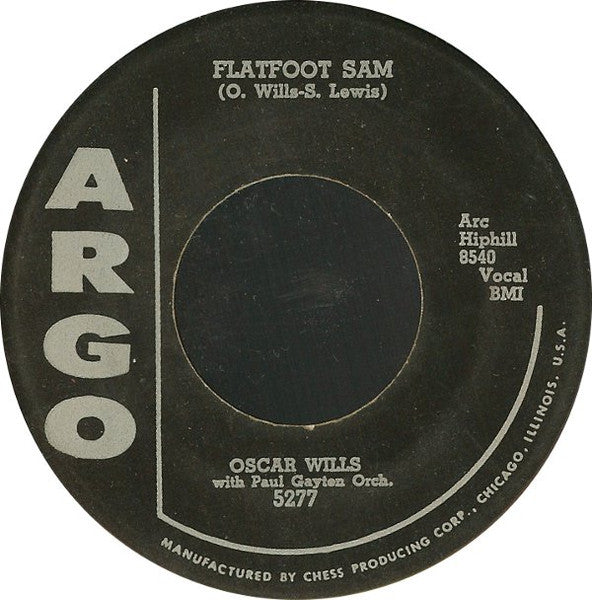 Paul Gayten & His Orchestra / Oscar Wills : Nervous Boogie / Flatfoot Sam (7", Single)