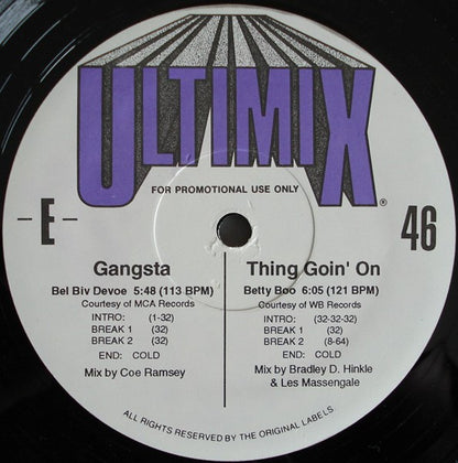 Various : Ultimix 46 (3x12", Comp, Promo)