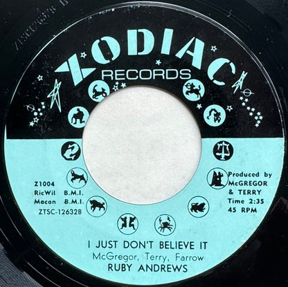 Ruby Andrews : Casonova (Your Playing Days Are Over) (7", Single, Styrene, Pit)
