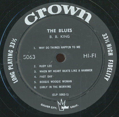 B.B. King : The Blues (LP, Album, Mono)