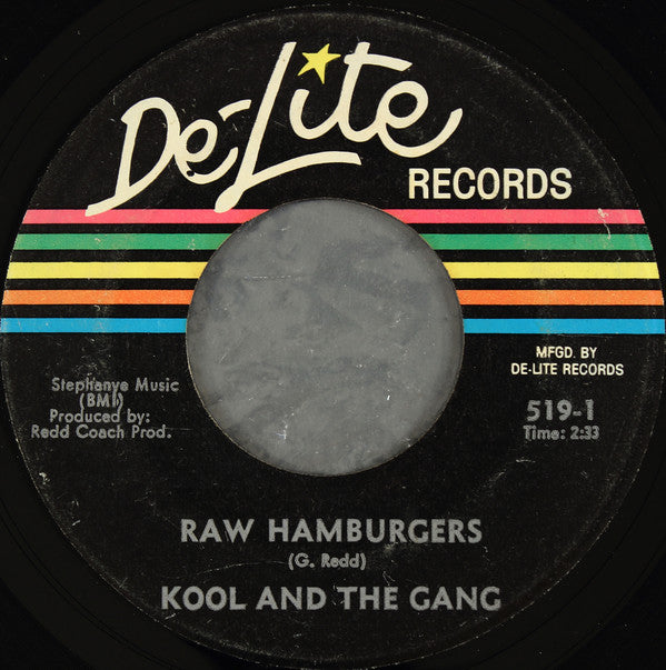 Kool & The Gang : Kool And The Gang / Raw Hamburgers (7", Single)