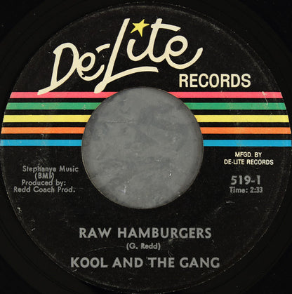 Kool & The Gang : Kool And The Gang / Raw Hamburgers (7", Single)
