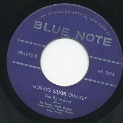 The Horace Silver Quintet : Home Cookin' (7")
