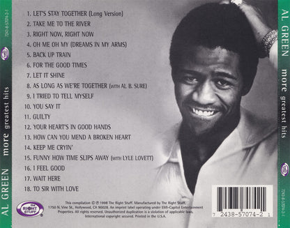 Al Green : More Greatest Hits (CD, Comp)