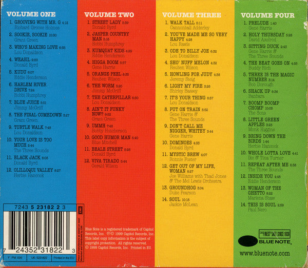 Various : Blue Break Beats (Volumes One - Four) (4xCD + Box, Comp)