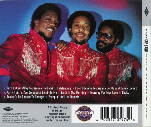 The Gap Band : The Best Of Gap Band (CD, Comp, RE, RM)
