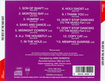 Bar-Kays : The Best Of The Bar Kays (CD, Comp, Mono, RE, RM)