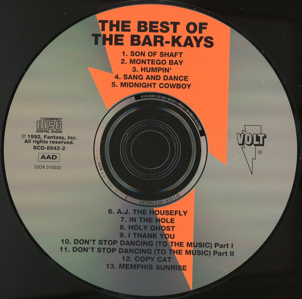 Bar-Kays : The Best Of The Bar Kays (CD, Comp, Mono, RE, RM)