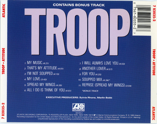 Troop (3) : Attitude (CD, Album)