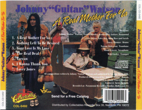 Johnny Guitar Watson : A Real Mother For Ya (CD, Album, RE, RM)