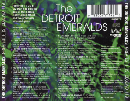 Detroit Emeralds : Greatest Hits (CD, Comp, RE)