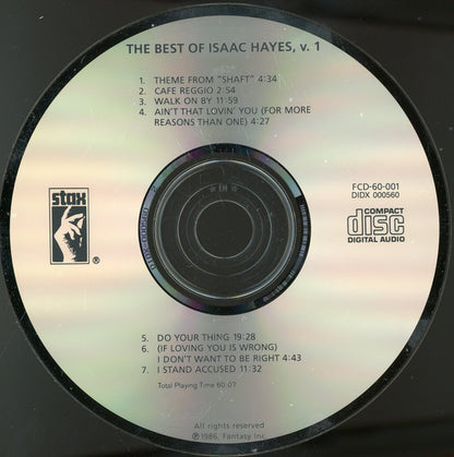 Isaac Hayes : The Best Of Isaac Hayes, Volume 1 (CD, Comp, RE, RM)